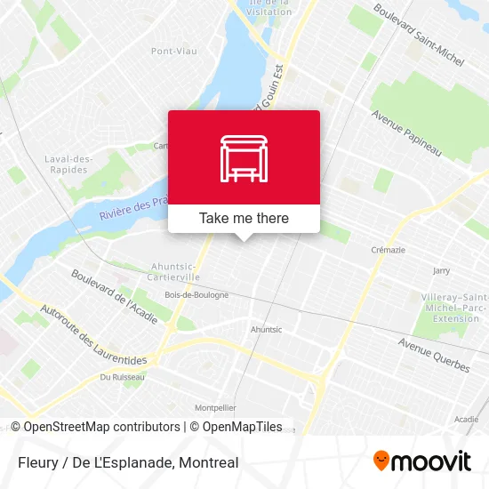 Fleury / De L'Esplanade map