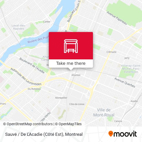 Sauvé / De L'Acadie (Côté Est) map
