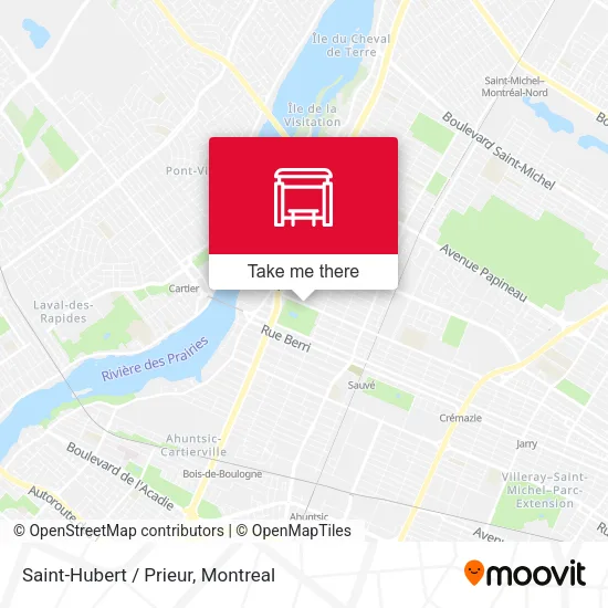 Saint-Hubert / Prieur map