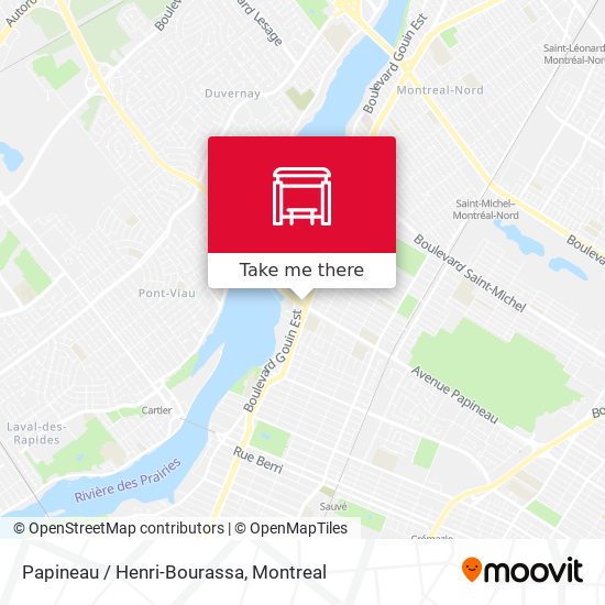 Papineau / Henri-Bourassa map