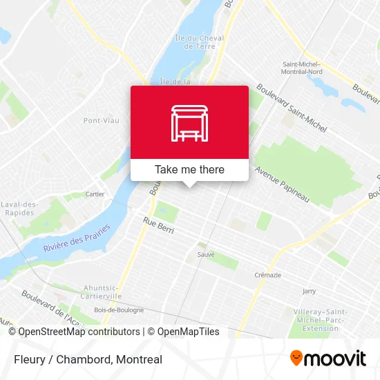 Fleury / Chambord map