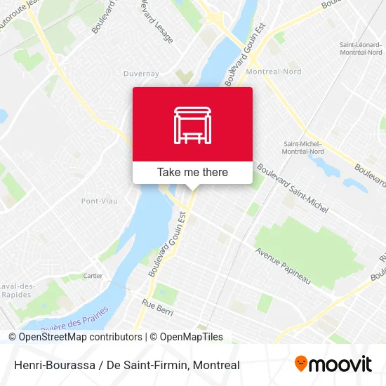 Henri-Bourassa / De Saint-Firmin map