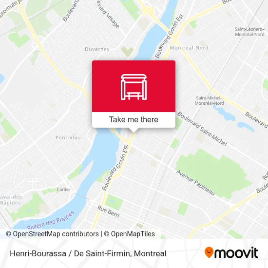Henri-Bourassa / De Saint-Firmin map