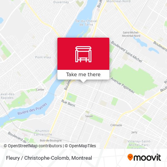 Fleury / Christophe-Colomb map