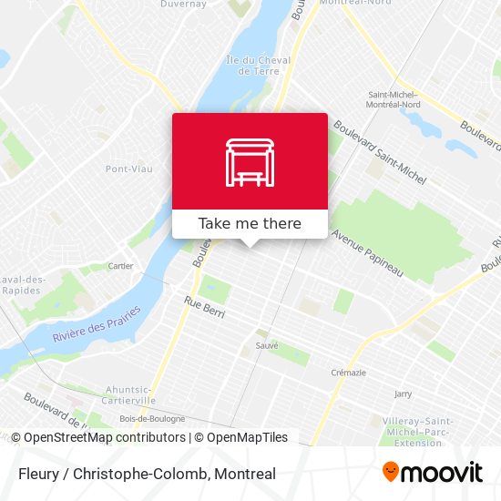Fleury / Christophe-Colomb map
