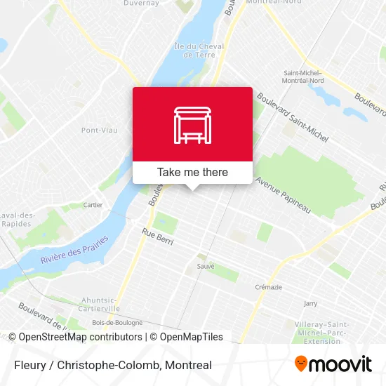 Fleury / Christophe-Colomb map