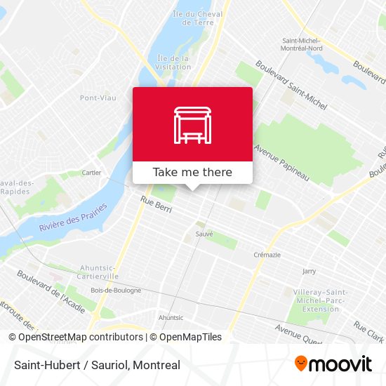Saint-Hubert / Sauriol map