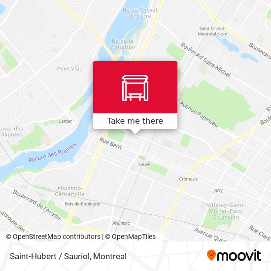 Saint-Hubert / Sauriol map