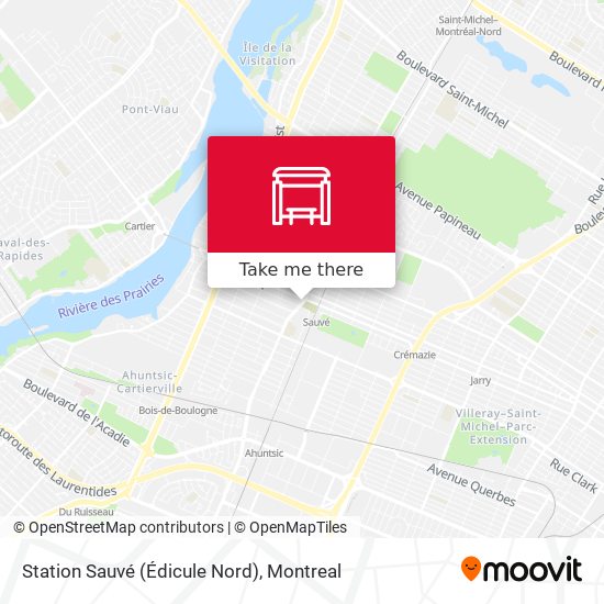 Station Sauvé (Édicule Nord) map