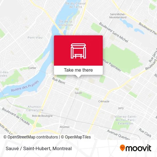 Sauvé / Saint-Hubert map