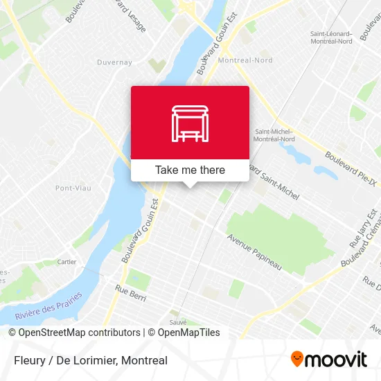 Fleury / De Lorimier map