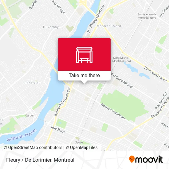 Fleury / De Lorimier map