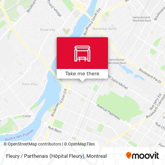 Fleury / Parthenais (Hôpital Fleury) map