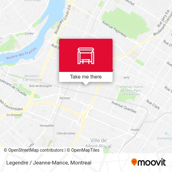 Legendre / Jeanne-Mance map