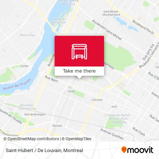 Saint-Hubert / De Louvain map