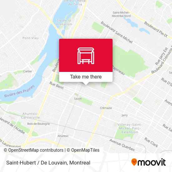 Saint-Hubert / De Louvain map