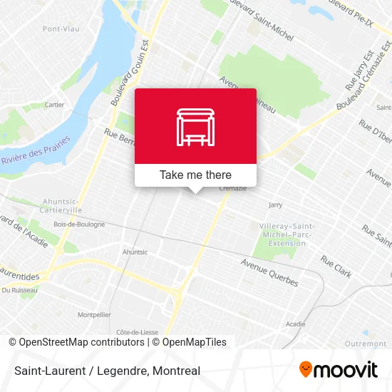 Saint-Laurent / Legendre map