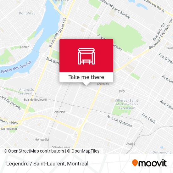 Legendre / Saint-Laurent map