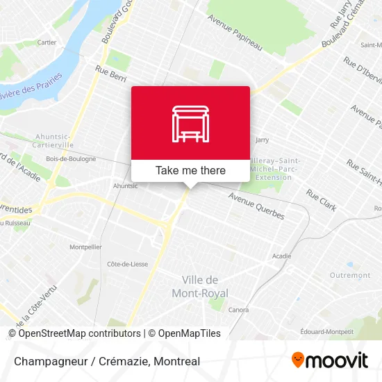 Champagneur / Crémazie map