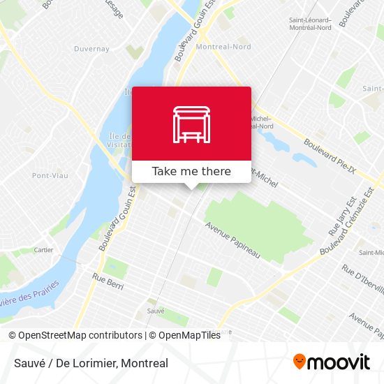 Sauvé / De Lorimier map