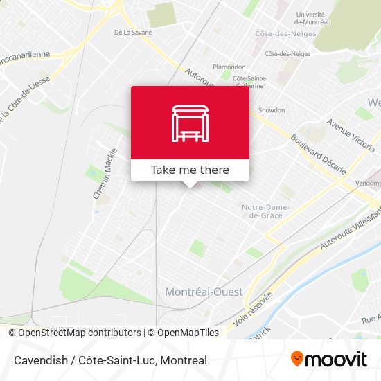 Cavendish / Côte-Saint-Luc map