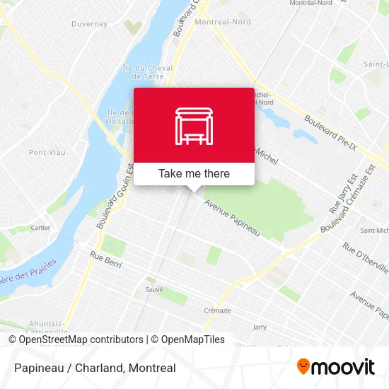 Papineau / Charland map