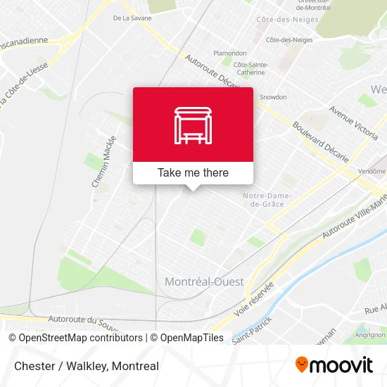 Chester / Walkley map