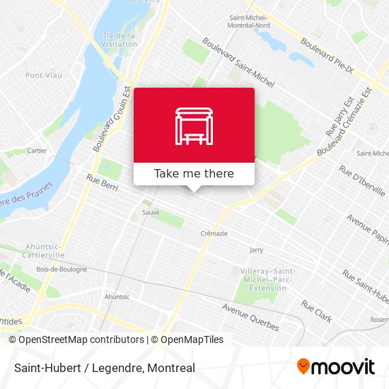 Saint-Hubert / Legendre map