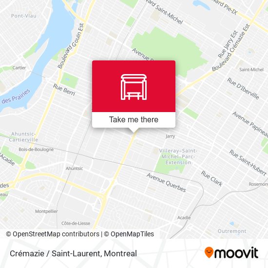 Crémazie / Saint-Laurent map