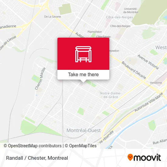 Randall / Chester map