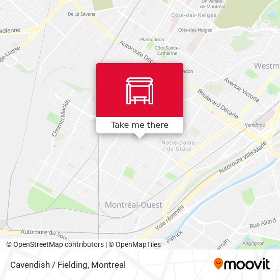 Cavendish / Fielding map