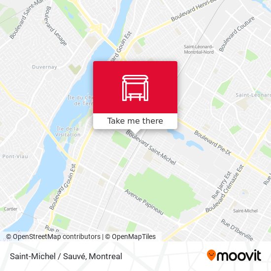 Saint-Michel / Sauvé map