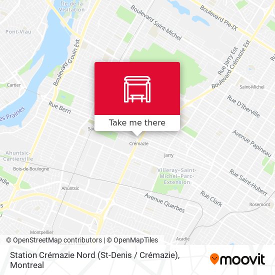 Station Crémazie Nord (St-Denis / Crémazie) map