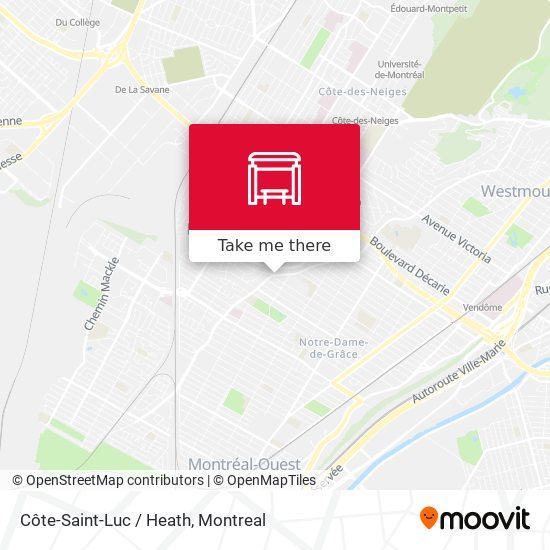 Côte-Saint-Luc / Heath map