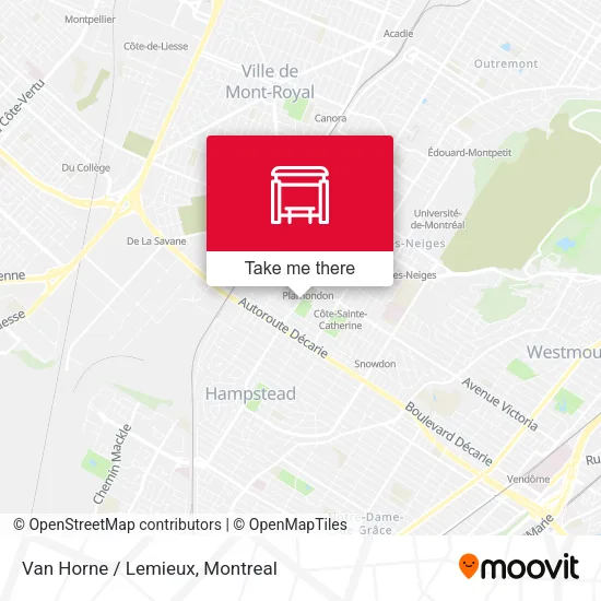Van Horne / Lemieux map