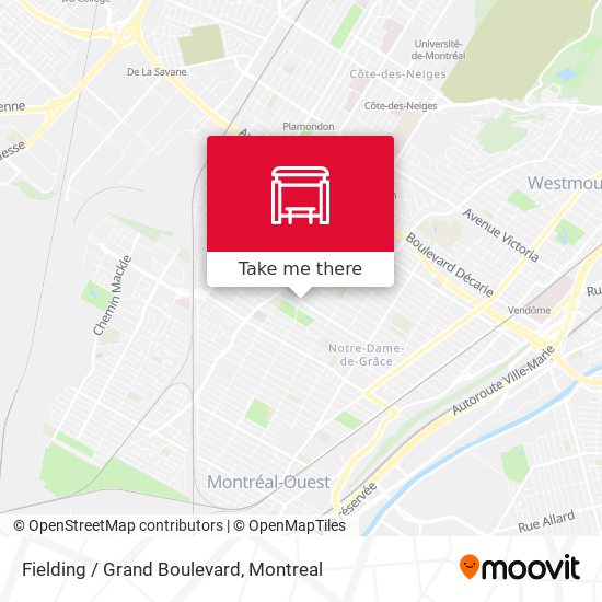 Fielding / Grand Boulevard map