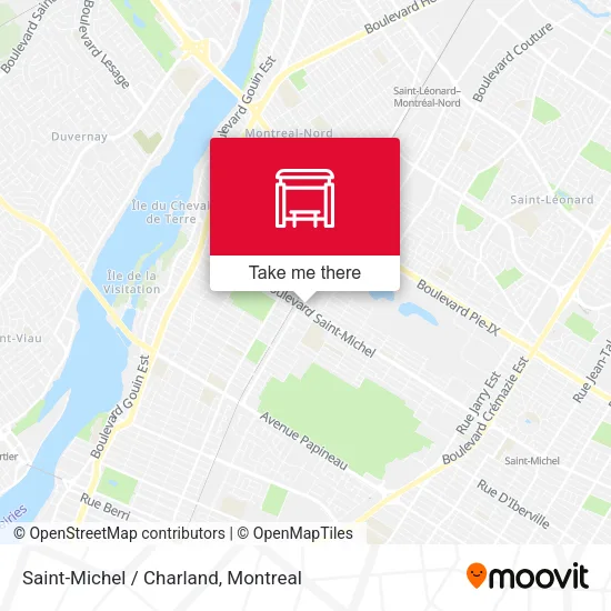 Saint-Michel / Charland map