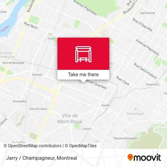 Jarry / Champagneur map