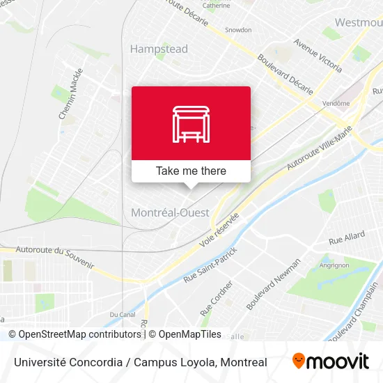 Université Concordia / Campus Loyola map