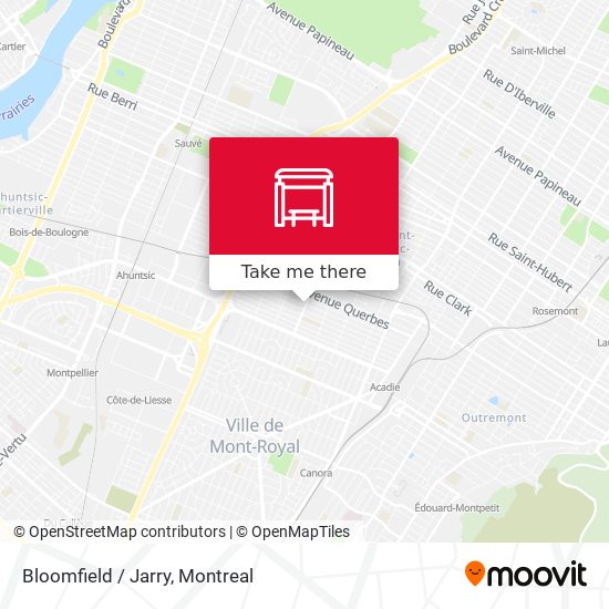 Bloomfield / Jarry map