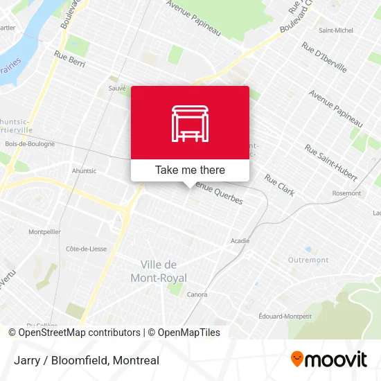 Jarry / Bloomfield map