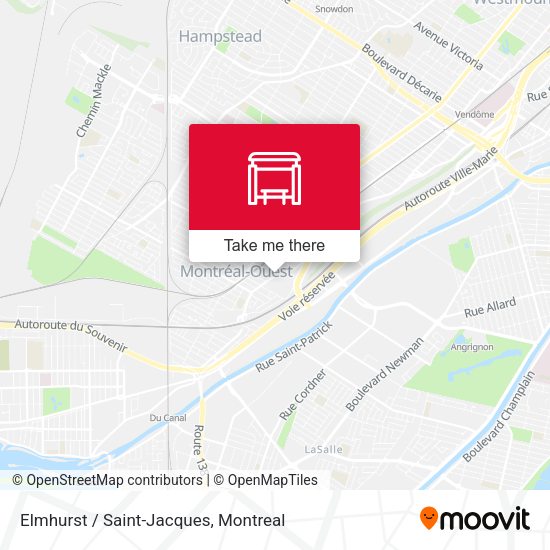 Elmhurst / Saint-Jacques map