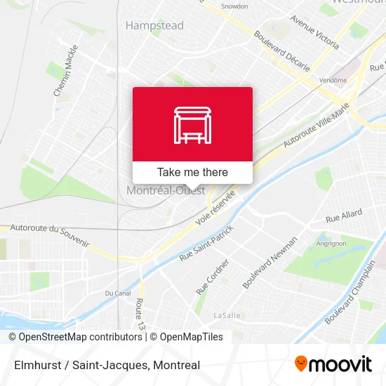 Elmhurst / Saint-Jacques map