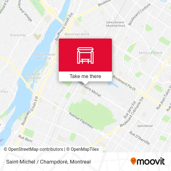 Saint-Michel / Champdoré map