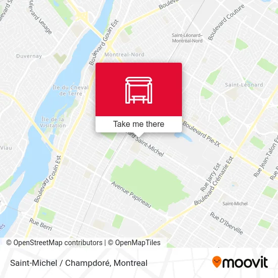 Saint-Michel / Champdoré map