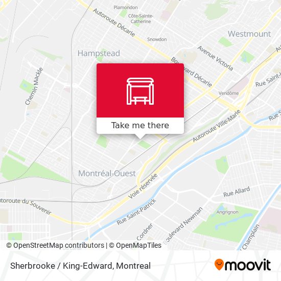 Sherbrooke / King-Edward map