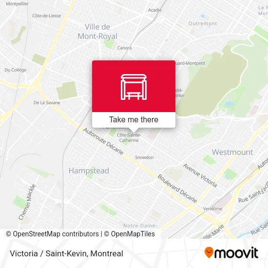 Victoria / Saint-Kevin map