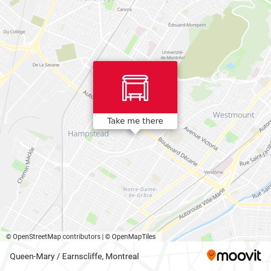 Queen-Mary / Earnscliffe map