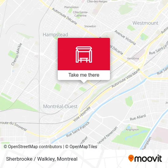 Sherbrooke / Walkley map