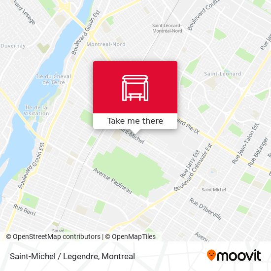 Saint-Michel / Legendre map